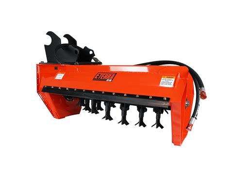 flail mower attachment for excavator